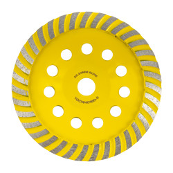 Dia. Cup Wheel 180mm X 22.23mm Turbo Cold Pressed Economy