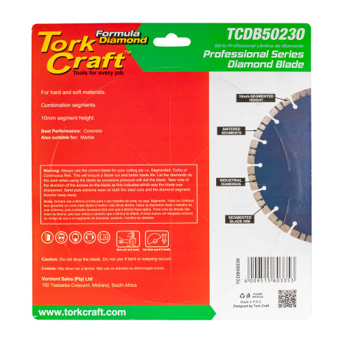 Diamond Blade Turbo-segmented 230x22.23mm