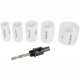 HOLE SAW SET 6PCE BI-METAL (22/25/32/35/51MM & 3/8 HEX MANDREL) HOLE SAW SET 6PCE BI-METAL (22/25/32/35/51MM & 3/8 HEX MANDREL)