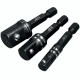 IMPACT SOCKET ADAPTOR 3PC SET 1/4' 3/8' 1/2' IMPACT SOCKET ADAPTOR 3PC SET 1/4' 3/8' 1/2'