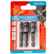 IMPACT SOCKET ADAPTOR 3PC SET 1/4' 3/8' 1/2' IMPACT SOCKET ADAPTOR 3PC SET 1/4' 3/8' 1/2'