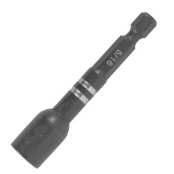 IMPACT NUTSETTER 5/16'X 65MM MAGNETIC CARDED