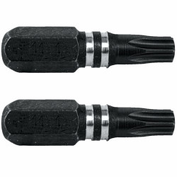 TORX TX 4 IMPACT INSERT BIT 25MM 2PC CARDED