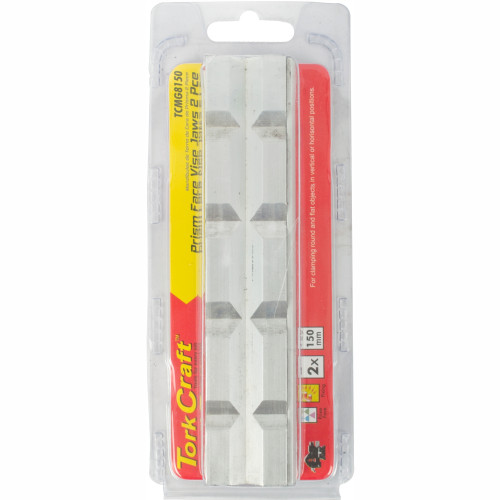 VICE JAWS MAGNETIC ALUM. 150MM X 32MM 2PC PRISM FACE VICE JAWS MAGNETIC ALUM. 150MM X 32MM 2PC PRISM FACE