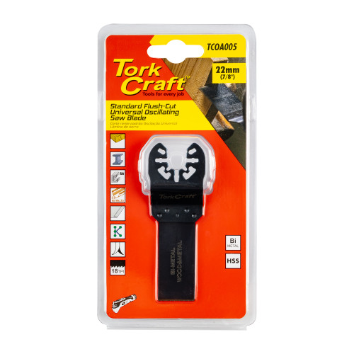 Quick Change Flush Cut Metal Saw Blade 22mm(7/8")18tpi