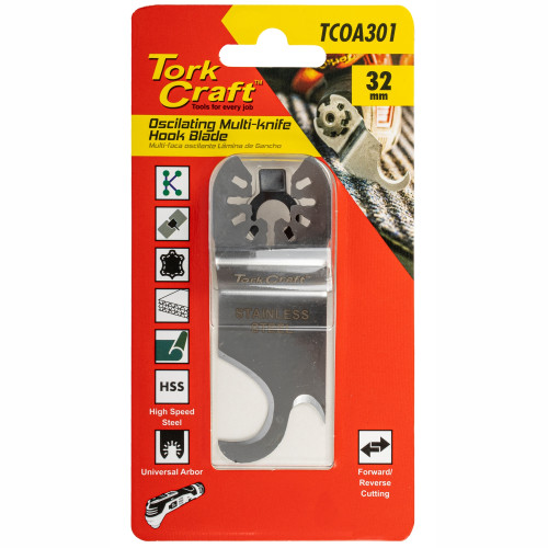 OSCILLATING MULTI-KNIFE HOOK BLADE 32MM OSCILLATING MULTI-KNIFE HOOK BLADE 32MM