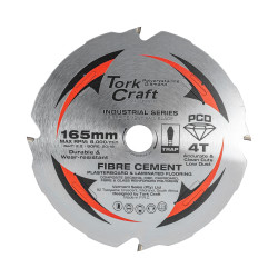 Pcd Saw Blade 165mm X 4t X20/16mm Fibre Cem. Mdf Chipboard