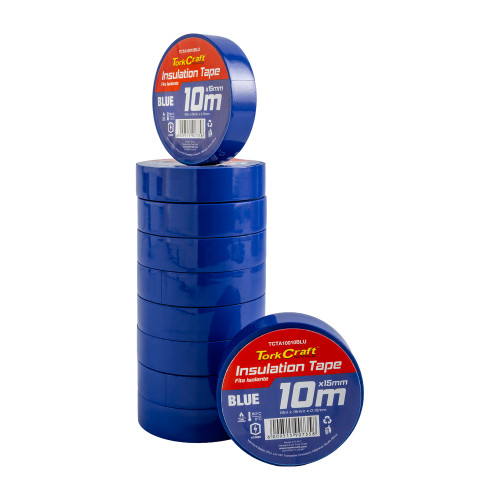 0.15mmx15mmx10m Blue Insulation Tape
