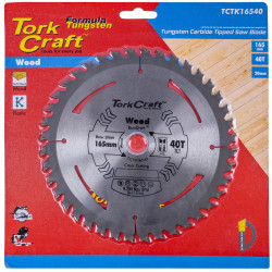 TCT SAW BLADE 165MM X 1.6MM X 20MM X 40T WOOD THIN KERF