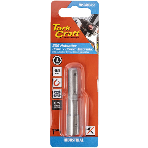 SDS NUTSETTER 8X65MM MAGNETIC CARDED SDS NUTSETTER 8X65MM MAGNETIC CARDED